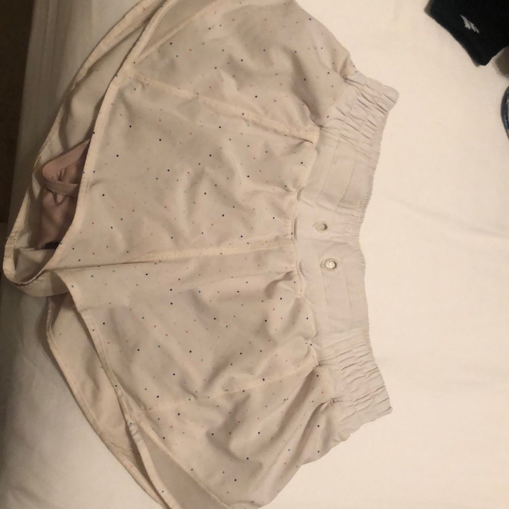 Polka dot lululemon shorts